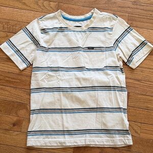 O'Neill Beige and Blue Striped Tee